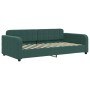 Sofá cama nido con colchón terciopelo verde oscuro 100x200 cm de vidaXL, Camas y somieres - Ref: Foro24-3196962, Precio: 432,...