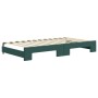 Sofá cama nido con colchón terciopelo verde oscuro 100x200 cm de vidaXL, Camas y somieres - Ref: Foro24-3196962, Precio: 432,...