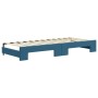 Sofá cama nido con colchón terciopelo azul 80x200 cm de vidaXL, Camas y somieres - Ref: Foro24-3196945, Precio: 442,56 €, Des...