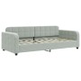 Sofá cama nido con colchón terciopelo gris claro 90x190 cm de vidaXL, Camas y somieres - Ref: Foro24-3196966, Precio: 411,00 ...