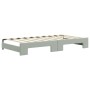Sofá cama nido con colchón terciopelo gris claro 90x190 cm de vidaXL, Camas y somieres - Ref: Foro24-3196966, Precio: 411,00 ...