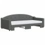 Sofá cama nido con colchón tela gris oscuro 90x200 cm de vidaXL, Camas y somieres - Ref: Foro24-3197549, Precio: 425,16 €, De...