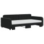 Sofá cama nido con colchón terciopelo negro 100x200 cm de vidaXL, Camas y somieres - Ref: Foro24-3196964, Precio: 446,94 €, D...