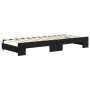 Sofá cama nido con colchón terciopelo negro 80x200 cm de vidaXL, Camas y somieres - Ref: Foro24-3196950, Precio: 443,94 €, De...