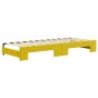 Sofá cama nido con cajones terciopelo amarillo 80x200 cm de vidaXL, Camas y somieres - Ref: Foro24-3196951, Precio: 410,58 €,...