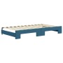 Sofá cama nido con colchón terciopelo azul 100x200 cm de vidaXL, Camas y somieres - Ref: Foro24-3196959, Precio: 435,35 €, De...