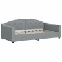 Sofá cama nido con colchón tela gris claro 90x190 cm de vidaXL, Camas y somieres - Ref: Foro24-3197558, Precio: 416,23 €, Des...