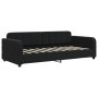 Sofá cama nido con colchón terciopelo negro 90x190 cm de vidaXL, Camas y somieres - Ref: Foro24-3196968, Precio: 417,45 €, De...