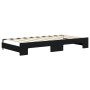 Sofá cama nido con colchón terciopelo negro 90x190 cm de vidaXL, Camas y somieres - Ref: Foro24-3196968, Precio: 417,45 €, De...