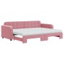 Sofá cama nido con colchón terciopelo rosa 80x200 cm de vidaXL, Camas y somieres - Ref: Foro24-3196949, Precio: 428,18 €, Des...