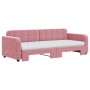 Sofá cama nido con colchón terciopelo rosa 80x200 cm de vidaXL, Camas y somieres - Ref: Foro24-3196949, Precio: 428,18 €, Des...