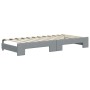Sofá cama nido con colchón tela gris claro 90x200 cm de vidaXL, Camas y somieres - Ref: Foro24-3197548, Precio: 442,38 €, Des...