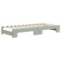 Sofá cama nido con colchón terciopelo gris claro 80x200 cm de vidaXL, Camas y somieres - Ref: Foro24-3196946, Precio: 472,02 ...