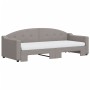 Sofá cama nido con colchón tela gris taupe 80x200 cm de vidaXL, Camas y somieres - Ref: Foro24-3197546, Precio: 421,52 €, Des...