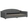 Sofá cama nido con colchón tela gris oscuro 100x200 cm de vidaXL, Camas y somieres - Ref: Foro24-3197554, Precio: 436,11 €, D...