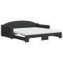 Sofá cama nido con colchón tela negro 100x200 cm de vidaXL, Camas y somieres - Ref: Foro24-3197555, Precio: 440,06 €, Descuen...