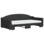 Sofá cama nido con colchón tela negro 100x200 cm de vidaXL, Camas y somieres - Ref: Foro24-3197555, Precio: 440,06 €, Descuen...