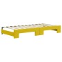Sofá cama nido con colchón terciopelo amarillo 90x200 cm de vidaXL, Camas y somieres - Ref: Foro24-3196958, Precio: 447,98 €,...