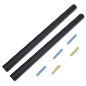 Pizarra Adhesiva De Pared 0,6 x 2 M 2 Rollos Con Tizas de vidaXL, Pizarras - Ref: Foro24-140898, Precio: 24,43 €, Descuento: %