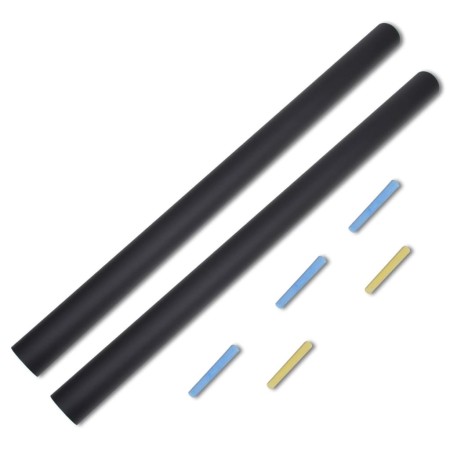 Pizarra Adhesiva De Pared 0,6 x 2 M 2 Rollos Con Tizas de vidaXL, Pizarras - Ref: Foro24-140898, Precio: 24,43 €, Descuento: %