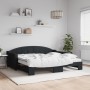 Sofá cama nido con colchón tela negro 90x190 cm de vidaXL, Camas y somieres - Ref: Foro24-3197560, Precio: 416,93 €, Descuent...