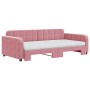 Sofá cama nido con colchón terciopelo rosa 100x200 cm de vidaXL, Camas y somieres - Ref: Foro24-3196963, Precio: 448,86 €, De...
