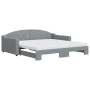 Sofá cama nido con colchón tela gris claro 100x200 cm de vidaXL, Camas y somieres - Ref: Foro24-3197553, Precio: 435,71 €, De...