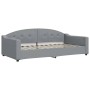 Sofá cama nido con colchón tela gris claro 100x200 cm de vidaXL, Camas y somieres - Ref: Foro24-3197553, Precio: 435,71 €, De...