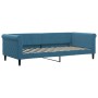 Sofá cama nido con cajones terciopelo azul 90x200 cm de vidaXL, Camas y somieres - Ref: Foro24-3197818, Precio: 289,86 €, Des...