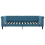 Sofá cama nido con cajones terciopelo azul 90x200 cm de vidaXL, Camas y somieres - Ref: Foro24-3197818, Precio: 289,86 €, Des...