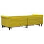 Sofá cama nido con cajones terciopelo amarillo 80x200 cm de vidaXL, Camas y somieres - Ref: Foro24-3197817, Precio: 282,61 €,...