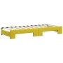 Sofá cama nido con cajones terciopelo amarillo 80x200 cm de vidaXL, Camas y somieres - Ref: Foro24-3197817, Precio: 282,61 €,...