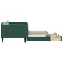 Sofá cama nido con cajones terciopelo verde oscuro 100x200 cm de vidaXL, Camas y somieres - Ref: Foro24-3197120, Precio: 292,...