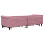 Sofá cama nido con cajones terciopelo rosa 80x200 cm de vidaXL, Camas y somieres - Ref: Foro24-3197815, Precio: 294,34 €, Des...