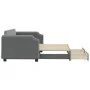 Trundle sofa bed with drawers dark gray fabric 90x190 cm by vidaXL, Beds and slatted bases - Ref: Foro24-3197681, Price: 290,...