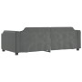 Sofá cama nido con cajones tela gris oscuro 90x190 cm de vidaXL, Camas y somieres - Ref: Foro24-3197681, Precio: 294,90 €, De...