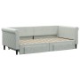 Sofá cama nido con cajones terciopelo gris claro 90x190 cm de vidaXL, Camas y somieres - Ref: Foro24-3197832, Precio: 291,73 ...