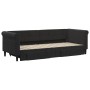 Sofá cama nido con cajones terciopelo negro 80x200 cm de vidaXL, Camas y somieres - Ref: Foro24-3197816, Precio: 291,48 €, De...
