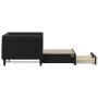 Sofá cama nido con cajones terciopelo negro 80x200 cm de vidaXL, Camas y somieres - Ref: Foro24-3197816, Precio: 291,48 €, De...