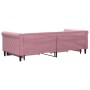 Sofá cama nido con cajones terciopelo rosa 90x200 cm de vidaXL, Camas y somieres - Ref: Foro24-3197822, Precio: 295,91 €, Des...