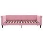 Sofá cama nido con cajones terciopelo rosa 90x200 cm de vidaXL, Camas y somieres - Ref: Foro24-3197822, Precio: 295,91 €, Des...
