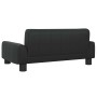 Cama para perros de cuero sintético negra 70x45x30 cm en Camas para perros | Comprar online en Foru.es