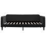 Sofá cama nido con cajones terciopelo negro 100x200 cm de vidaXL, Camas y somieres - Ref: Foro24-3197122, Precio: 310,28 €, D...