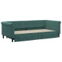Sofá cama nido con cajones terciopelo verde oscuro 90x200 cm de vidaXL, Camas y somieres - Ref: Foro24-3197821, Precio: 295,6...
