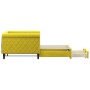 Sofá cama nido con cajones terciopelo amarillo 90x200 cm de vidaXL, Camas y somieres - Ref: Foro24-3197824, Precio: 293,51 €,...