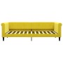 Sofá cama nido con cajones terciopelo amarillo 90x200 cm de vidaXL, Camas y somieres - Ref: Foro24-3197824, Precio: 293,51 €,...