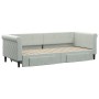 Sofá cama nido con cajones terciopelo gris claro 80x200 cm de vidaXL, Camas y somieres - Ref: Foro24-3197812, Precio: 290,71 ...