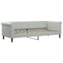 Sofá cama nido con cajones terciopelo gris claro 80x200 cm de vidaXL, Camas y somieres - Ref: Foro24-3197812, Precio: 290,71 ...