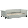 Sofá cama nido con cajones terciopelo gris claro 90x200 cm de vidaXL, Camas y somieres - Ref: Foro24-3197819, Precio: 296,26 ...