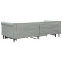 Sofá cama nido con cajones terciopelo gris claro 90x200 cm de vidaXL, Camas y somieres - Ref: Foro24-3197819, Precio: 296,26 ...